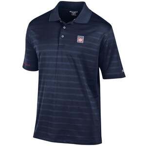Champion Baseball Hall of Fame Cooperstown NY Logo Navy Polo Mens Size XL NEW